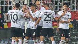 Eintracht Frankfurt braucht nach dem 0:3 gegen Arsenal dringend einen Sieg.