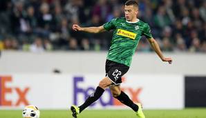 Laszlo Benes ist mit Borussia Mönchengladbach bei der AS Rom zu Gast.