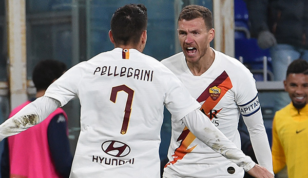 Edin Dzeko und die AS Rom treffen im Sechzehntelfinale der Europa League auf KAA Gent.