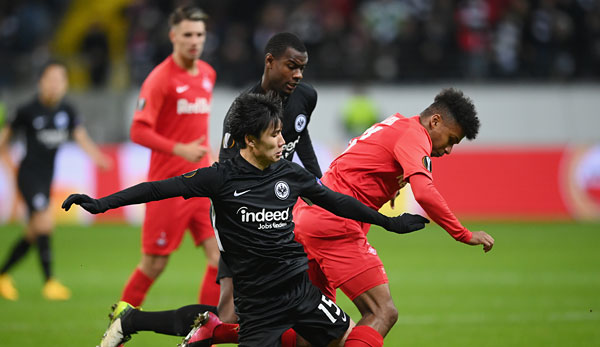 Die Eintracht gewann das Hinspiel gegen Salzburg mit 4:1.