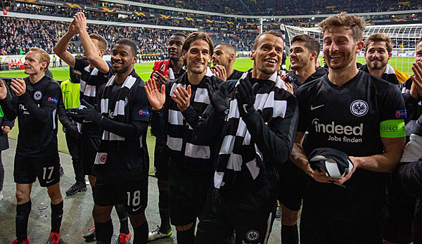 Eintracht Frankfurt gewann das Hinspiel gegen RB Salzburg mit 4:1.