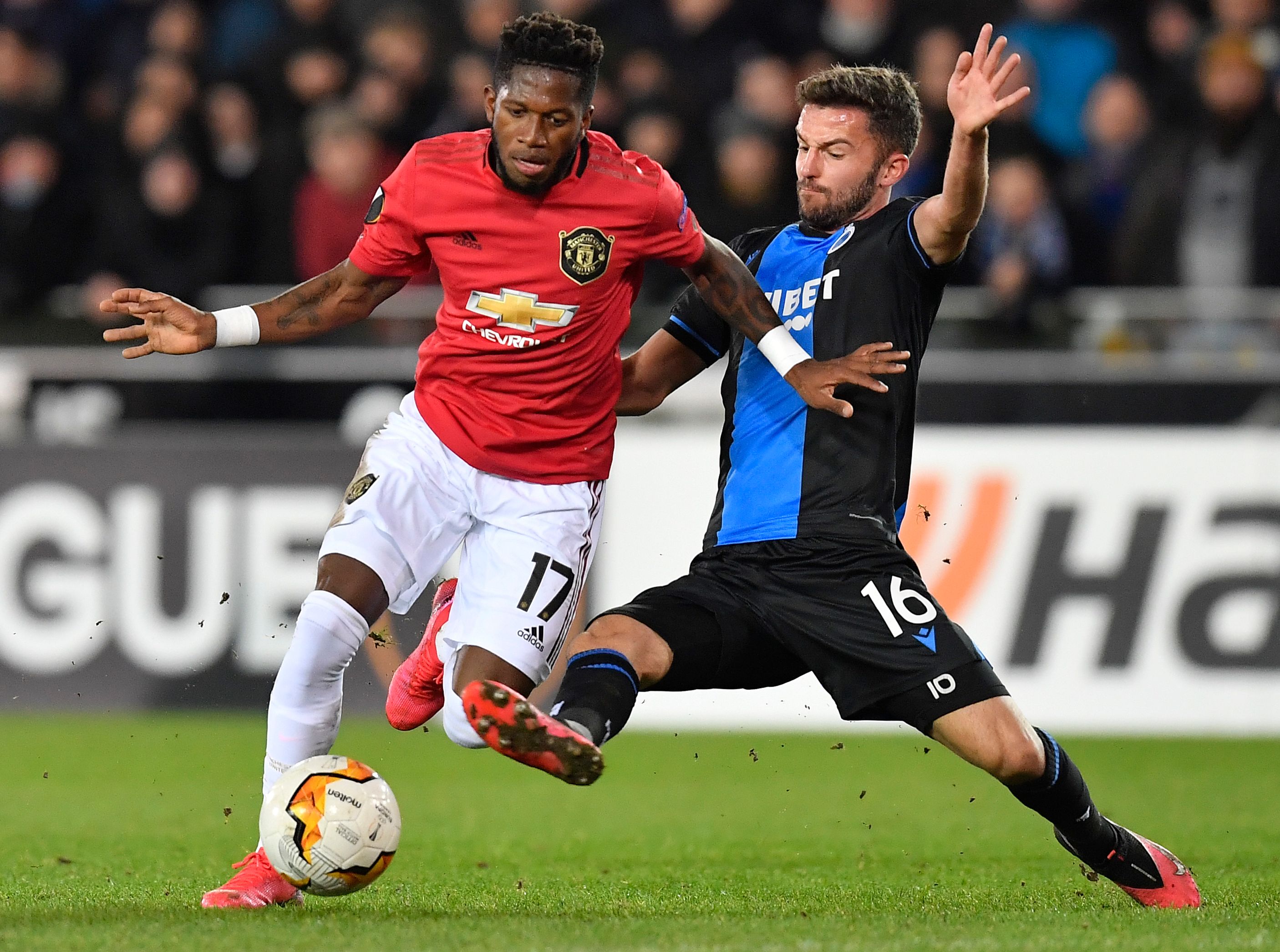Manchester United und der FC Brugge lieferten sich ein umkämpftes 1:1 Unentschieden im Europa-League-Hinspiel