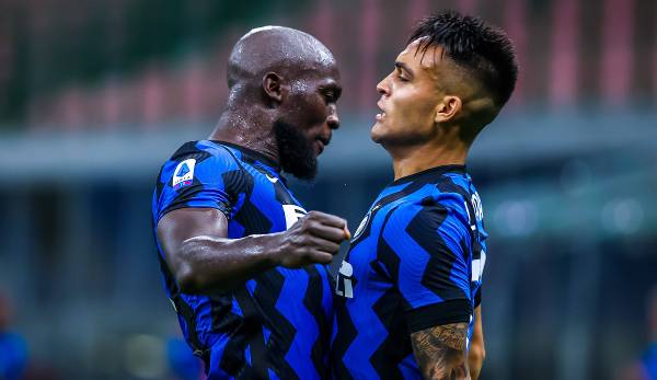Romelu Lukaku und Lautaro Martinez wollen Inter Mailand ins Halbfinale schießen.