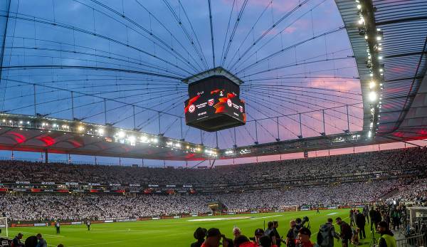 Im Deutsche Bank Park soll 2026 das Finale der Europa League steigen.