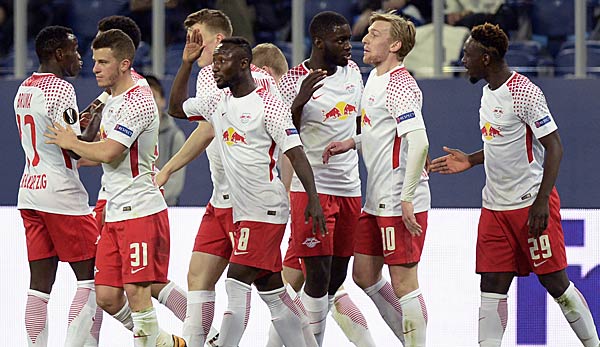 RB Leipzig zog gegen Zenit St. Petersburg ins Viertelfinale ein.