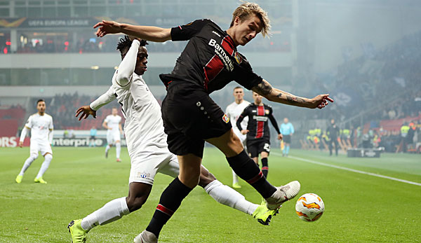 Wurde für Bayer 04 Leverkusen zum Matchwinner und sorgte für den Einzug in die Zwischenrunde: Außenverteidiger Tin Jedvaj.