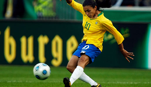 Erfolgreicher WM-Test in Maceio: Marta führte Brasilien zum 3:0-Erfolg gegen Chile