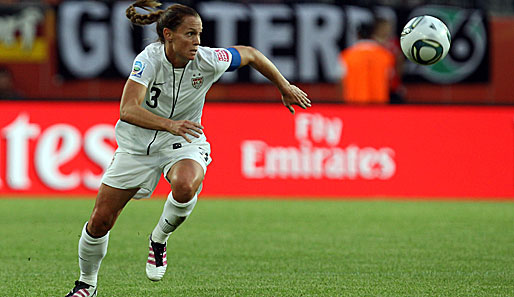Christie Rampone führte die USA als Kapitänin ins Finale der Frauen-WM