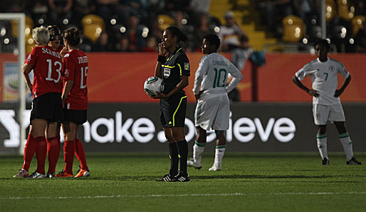 Das Spiel zwischen Kanada und Nigeria musste elf Minuten unterbrochen werden