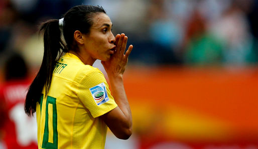 Brasiliens Marta ist die derzeit beste Fußballerin der Welt