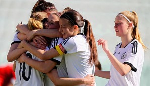 Die U-17 Juniorinnen des DFB sind in der EM-Qualifikation kaum zum stoppen