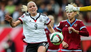 Mandy Islacker brauchte nur sieben Minuten für ihr erstes DFB-Tor