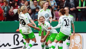 Der VfL Wolfsburg bleibt nach dem Sieg beim SC Sand auf dem zweiten Tabellenplatz