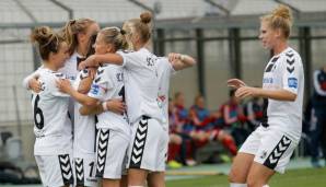 Die Frauen des SC Freiburg spielen eine erfolgreiche Saison
