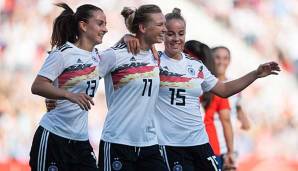 Dominanz pur gegen Chile: Die DFB-Damen um Alexandra Popp scheinen für die WM gerüstet zu sein.