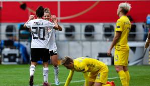 Die DFB-Frauen gewann klar gegen die Ukraine.