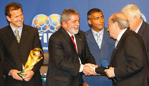 Romario Dunga Blatter 2014 WM Brasilien