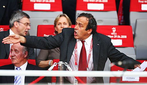 Michel Platini gibt seit Januar 2007 als Präsident die Richtung der UEFA vor