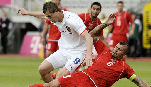 Tomas Necid gelang in der 77. Spielminute das Tor zum 1:0 Siegtreffer gegen Malta