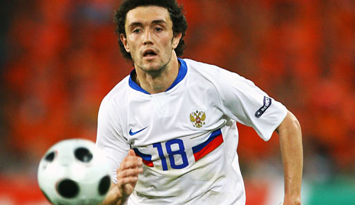 Juri Schirkow wurde 2008 Russlands Fußballer des Jahres und stand im All-Star-Team der EM