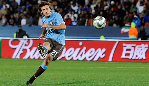 Andrea Pirlo hat für Italien bislang 59 Länderspiele absolviert