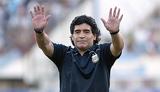 Diego Maradona spielte als Aktiver 91 Mal für sein Land und erzielte dabei 34 Tore