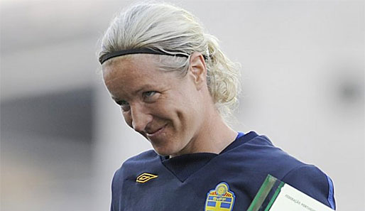 Victoria Sandell Svensson spielte in ihrer langen Karriere 166 Mal für die schwedische Nationalelf