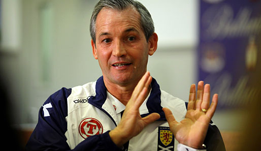 George Burley hatte erst Anfang 2008 das Traineramt bei Schottland übernommen
