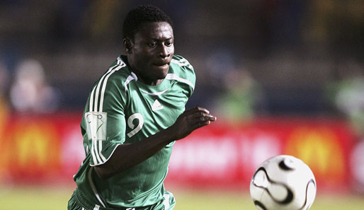 Obafemi Martins hat in seiner Karriere 23 Länderspiele für Nigeria absolviert