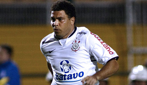 Ronaldo spielt seit 2008 für die Corinthians Sao Paulo