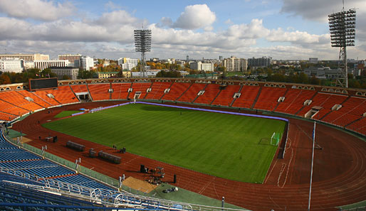 Der Ort des Geschehens: Die Heimstätte von Dynamo Minsk bietet 40.000 Zuschauern Platz