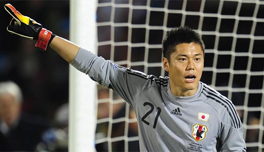 Eiji Kawashima bestritt seit 2008 zehn Länderspiele für Japan