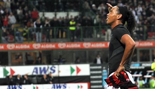 Ronaldinho steht seit Juli 2008 beim AC Milan unter Vertrag
