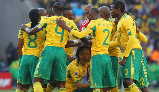 Südafrikas Nationalteam schied bei der WM im eigenen Land in der Vorrunde aus