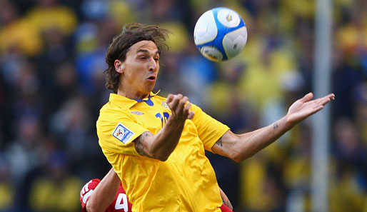 Zlatan Ibrahimovic debütierte am in der schwedischen Nationalmannschaft