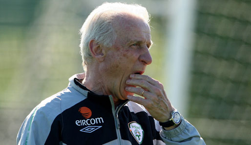 Irlands Trainer Giovanni Trapattoni trainerte u.a. auch schon Milan, Juve, Inter, Bayern und Stuttgart