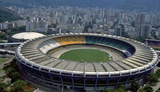 Das Maracana-Stadion wurde bereits 1950 erbaut und fasste einst über 200.000 Zuschauer