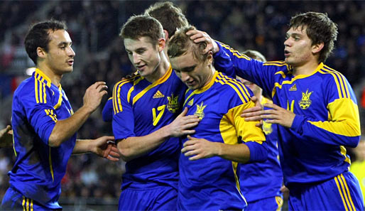 Die U 19 der Ukraine besiegte 2009 England im Finale mit 2:0