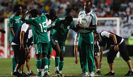 Bei der Weltmeisterschaft 2010 schied die nigerianische Nationalmannschaft in der Vorrunde aus