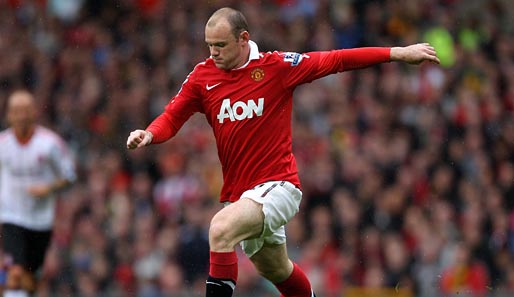 Der gebürtige Liverpooler Wayne Rooney wechselte 2004 vom FC Everton nach Manchester