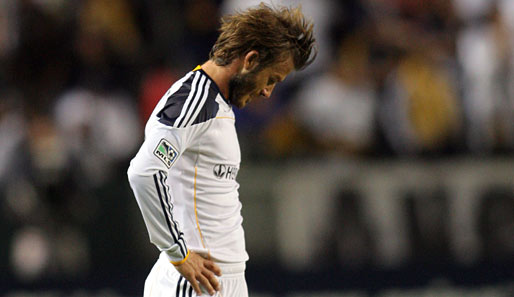 David Beckham konnte im MLS-Halbfinale keine entscheidenden Akzente setzen