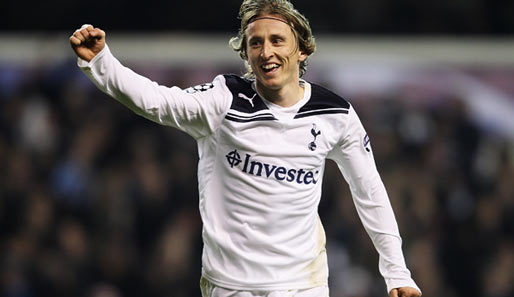 Luka Modric lief bislang in 95 Pflichtspielen für die Spurs auf und erzielte zehn Tore
