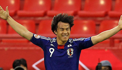 Beförderte Japan beim Asien-Cup mit seinem Dreierpack ins Viertelfinale: Shinji Okazaki