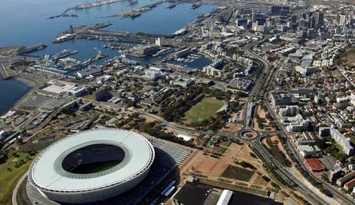 Im Greenpoint-Stadium in Kapstadt könnten 2017 Spiele des Afrika-Cups stattfinden