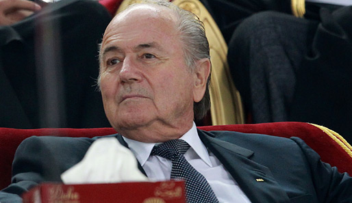 Mit Spannung erwartet: FIFA-Präsident Joseph S. Blatter ist vor der Wahl zuversichtlich