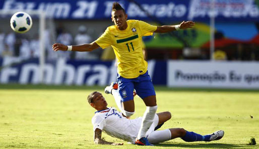 Die Brasilianer um Neymar (oben) blieben gegen die Niederlande ohne Torerfolg