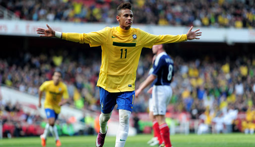 Neymar ist einer der brasilianischen Hoffnungsträger für die Copa America