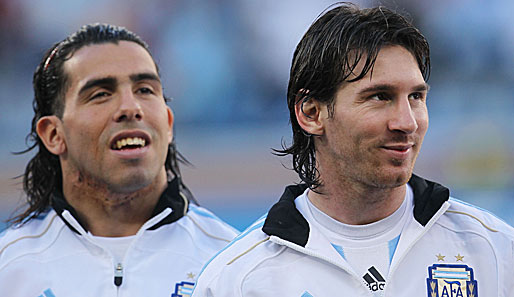 Carlos Tevez und Lionel Messi werden nicht zum Länderspiel in Rumänien antreten