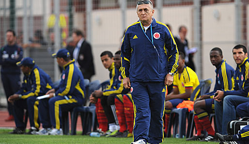 Trainer Eduardo Lara muss mit der U20 Kolumbiens bei der Heim-WM die Segel streichen