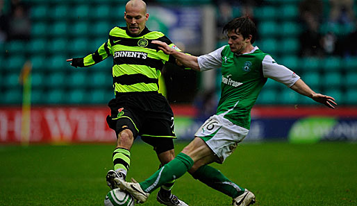 Fredrik Ljungberg war im Dezember 2010 von Chicago zu Celtic Glasgow gewechselt